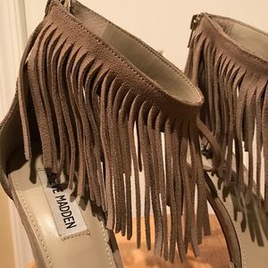 Steve Madden fringe heels